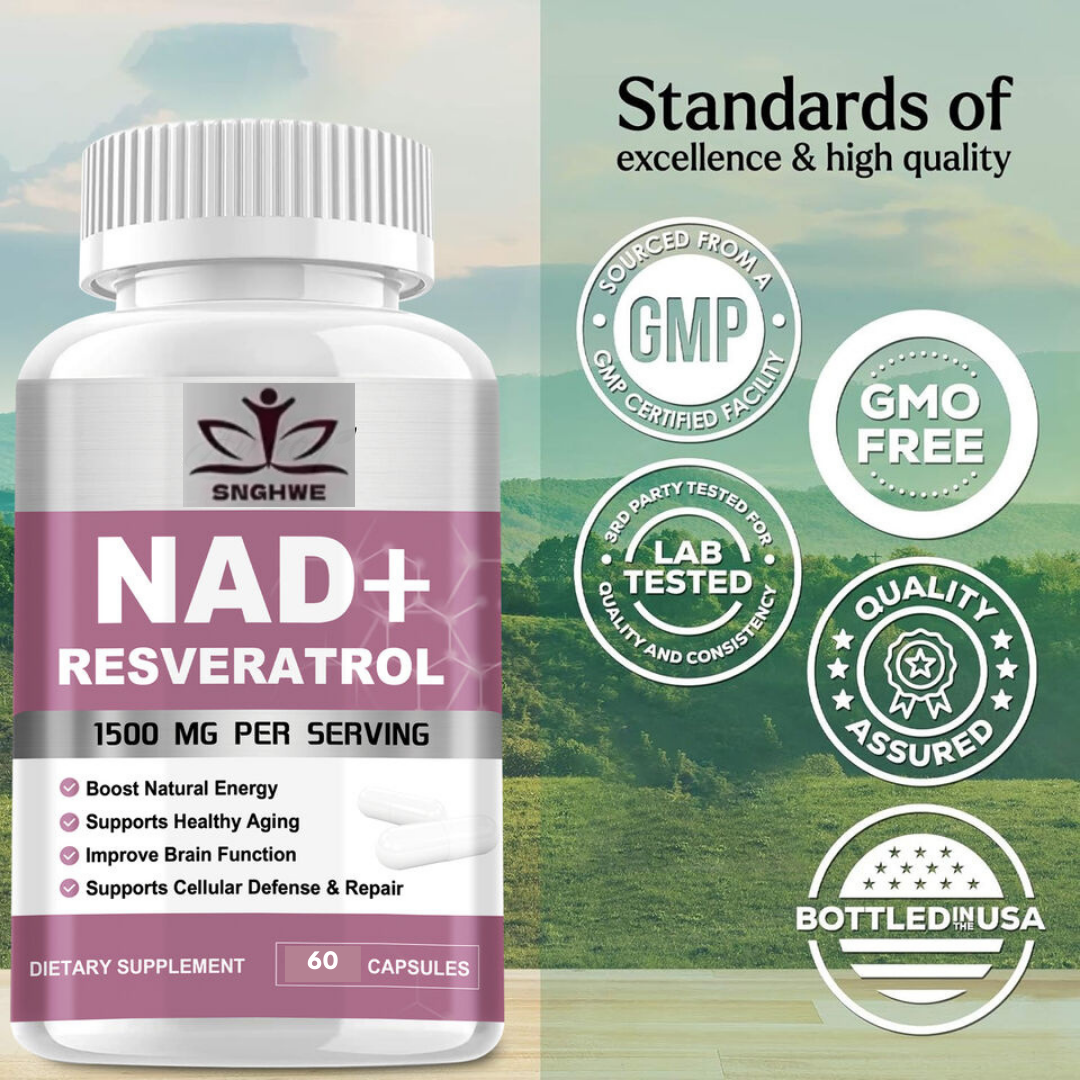 NAD+ Resveratrol (60 Capsulas)